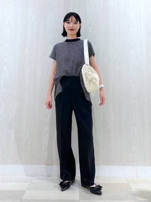 大人の夏コーデ♡【グローバルワーク】の“モノクロアイテム”で叶える「シックコーデ」