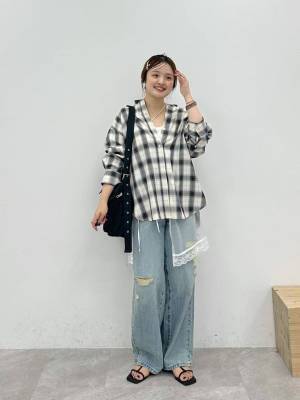 こういうの欲しかった♡【ローリーズファーム】着こなしで変幻自在！「チェックシャツ」