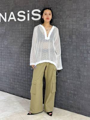 夏 → 秋も大活躍！？ オシャレに差がつく【メッシュトップス】