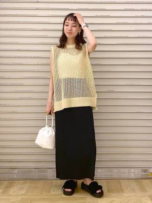 夏 → 秋も大活躍！？ オシャレに差がつく【メッシュトップス】