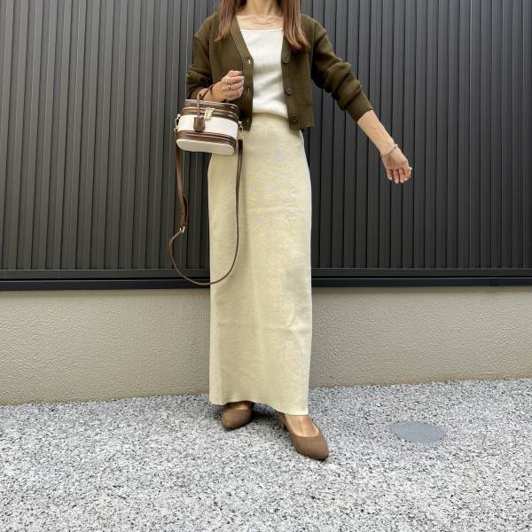 50％OFFだって！！【Mila Owen】秋コーデにも活躍！「ニットスカート」