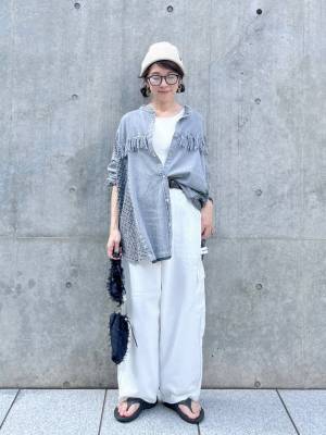 夏 → 秋コーデの救世主♡ 1枚はGETしておきたい【大きめシャツ】