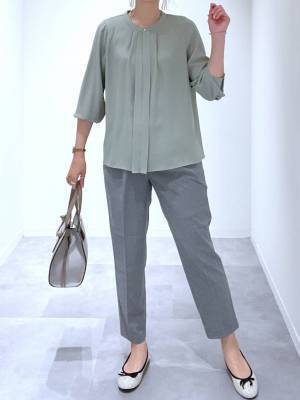 まるっと真似するだけでOK！ 全身【グローバルワーク】で揃う♡「オフィスカジュアルコーデ」