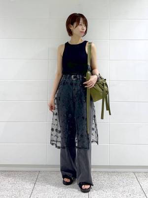 プラスワンで旬コーデが完成♡ 今買い足すなら【巻きスカート】