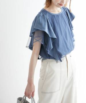 まだまだ買わせてッ！【ROPÉ PICNIC】上品見えが叶う♡「チュールトップス」