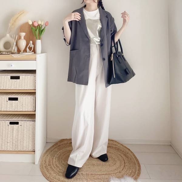 穿き心地 & 着回し力抜群！【GRL】オンオフ使える「万能ワイドパンツ」