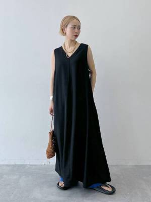 周りから憧れられそう♡ シンプルなのにオシャ見え！【大人ワンピコーデ】