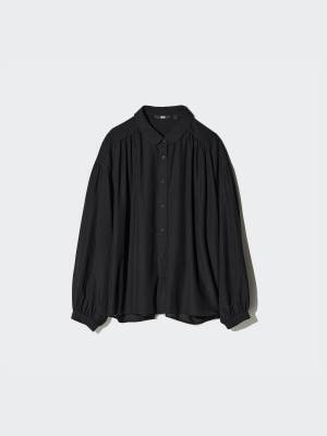 『3,000円』でお釣りがくるッ♡【ユニクロ】ヘビロテ確定！「高見えブラウス」