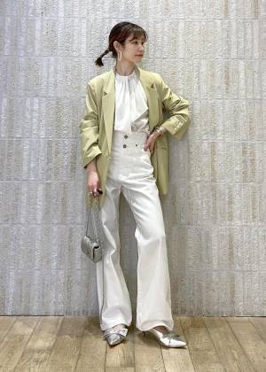 1着で2度おいしい♡【VIS】ハイウエストも肌見せもできる「折り返しデニム」