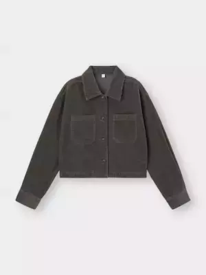 スタイルアップが叶う！【GU】着るだけで今っぽ♡「短丈シャツ」