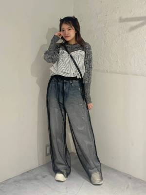 トレンド感半端ない！【ローリーズファーム】即おしゃれ見えする♡「レイヤードパンツ」