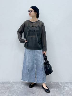 秋も《透け感》がおしゃれ！ 参考にしたい【シアートップス】の着こなし方