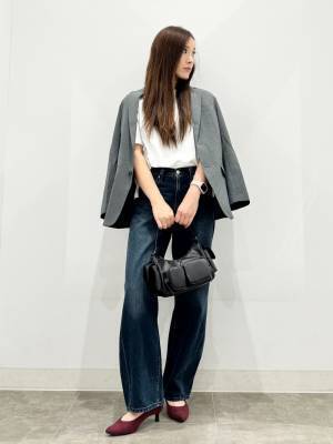 あえての『メンズ』がよき♡【GU】今から活躍しそう！「キレイめジャケット」