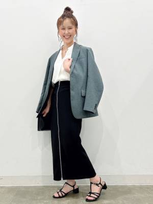 あえての『メンズ』がよき♡【GU】今から活躍しそう！「キレイめジャケット」