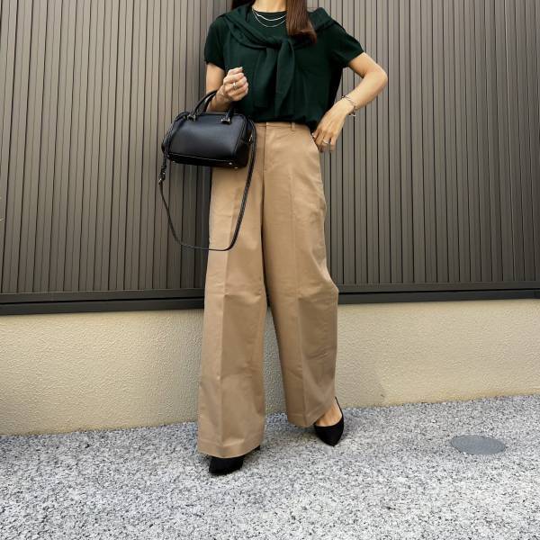 今の時期にピッタリ！【ユニクロ】着回し力抜群！「半袖ニット」