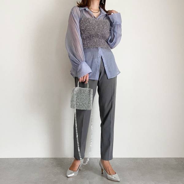 プラスするだけでサマ見え！？【しまむら】「フェザービスチェ」大人女子コーデ