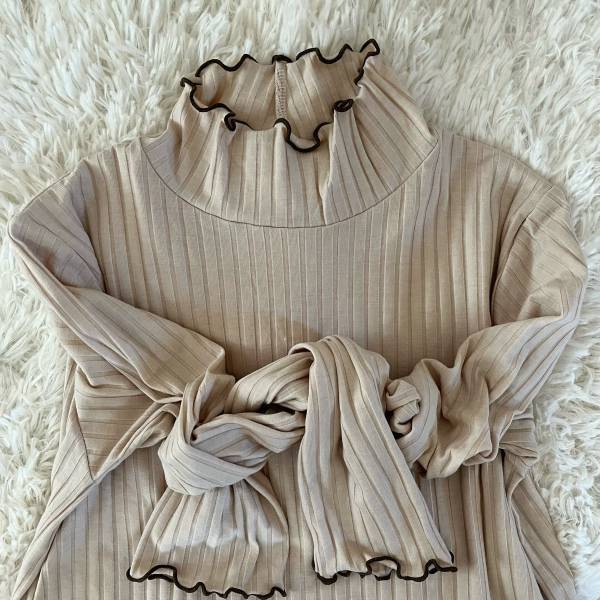 全20色展開！！【zootie】メロウフリルがポイント「リブカットソー」