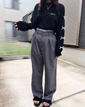 さすがに可愛すぎー♡【しまむら ✕ 辻ちゃんコラボ】「袖リボンロンT」