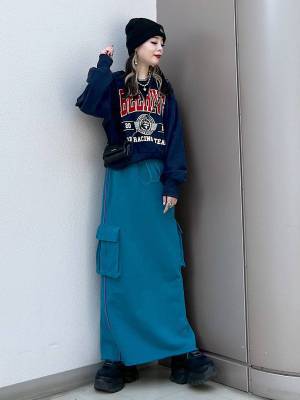 季節の変わり目にチャレンジしたい！ こなれ感たっぷり【スウェットコーデ】