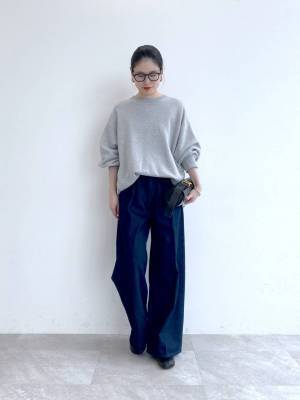 季節の変わり目にチャレンジしたい！ こなれ感たっぷり【スウェットコーデ】