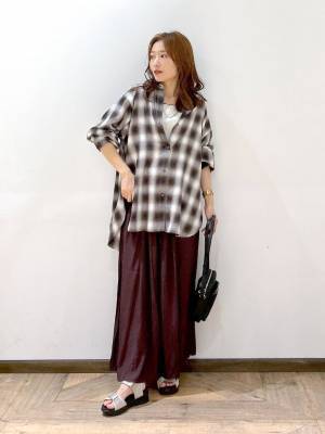 《大人カジュアル》にぴったり！【グローバルワーク】今ほしい♡「チェックアイテム」