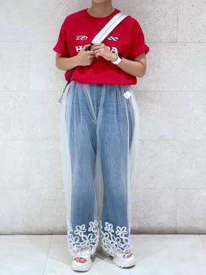 真似させてーッ！！【ローリーズファーム 】ポップな配色の「レトロっぽコーデ」