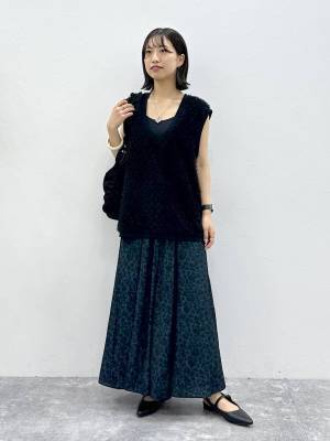 トレンドコーデ、即完成♡【グローバルワーク】重ねるだけの「旬顔ベスト・ビスチェ」