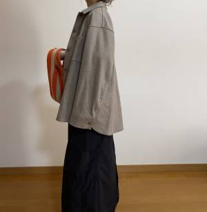 秋も活躍させたい！【GU】「黒カーゴスカート」着回しコーデ