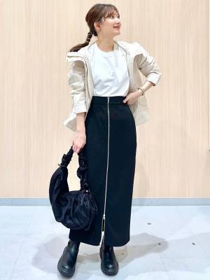 大人女子におすすめ♡【GU】秋に取り入れたい「上品ロングスカート」