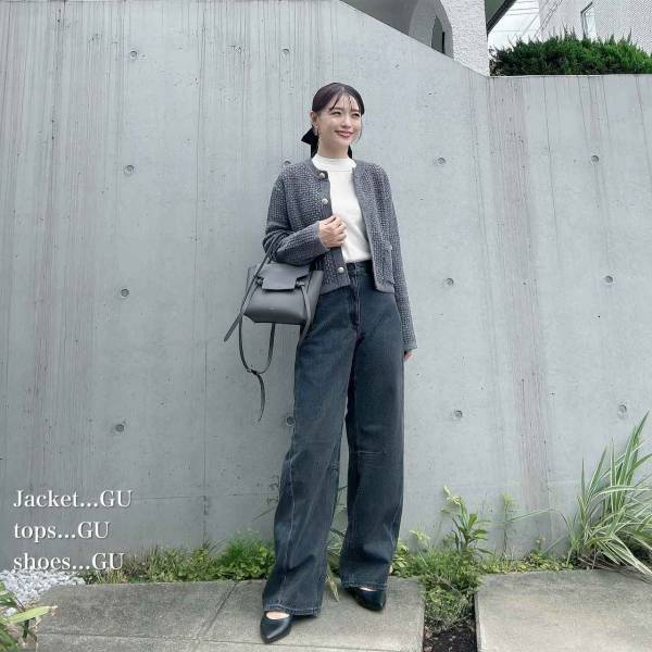 【GU】に走るしか！？ 大人女子がマネしやすい「バレルレッグジーンズ」着こなし術♡
