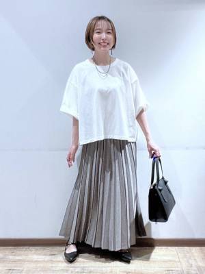 穿くだけで秋ムードに♡【グローバルワーク】コーデが映える「プリーツスカート」