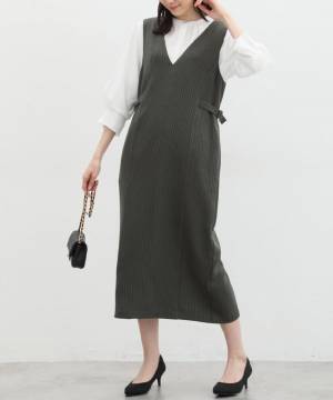 秋の愛されコーデ♡【ハニーズ】インナーで印象が変わる「最新ジャンスカ」