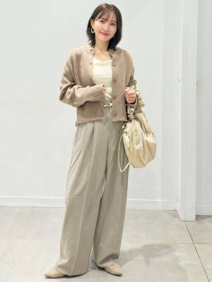 一枚で着ても羽織ってもOK！【GU】ながーく愛用できる♡「秋っぽカーディガン」