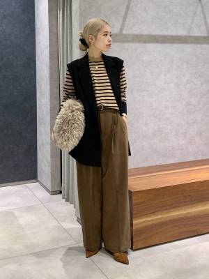 『着太り問題』→【ベスト &#038; ジレ】で解決！ 即こなれる♡「洗練コーデ」