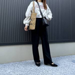 プチプラ ＆ 使いやすい♡【SHEIN】「ロゴ入りトートバッグ」秋っぽコーデ