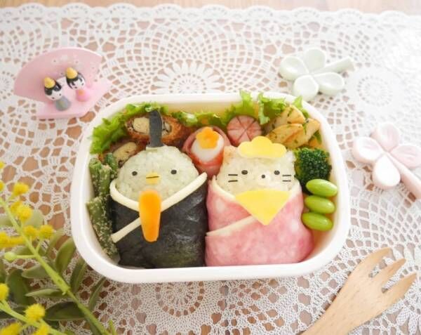ひな祭りに作ってあげたい 子どもが喜ぶおひなさまキャラ弁 22年2月19日 ウーマンエキサイト 1 3