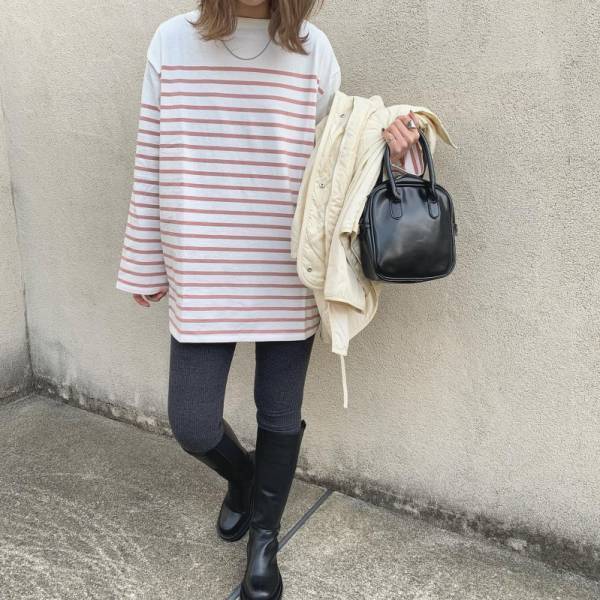 売り切れ前にお店にダッシュ！体型カバーも叶う【UNIQLO】ボーダーT