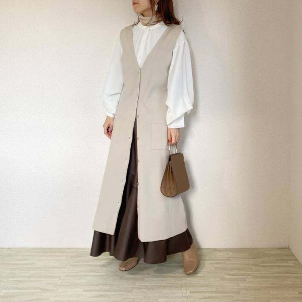 【GU】コーデ幅広がるミラノリブニットジャンパードレスが大活躍！