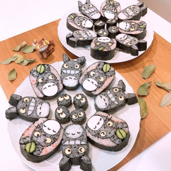 アンパンマン、トトロ、ポケモンもデコ巻きに！子どもも完食間違いなし