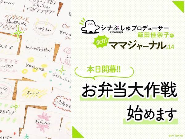 準備はOK！今日から【お弁当大作戦】本格始動します
