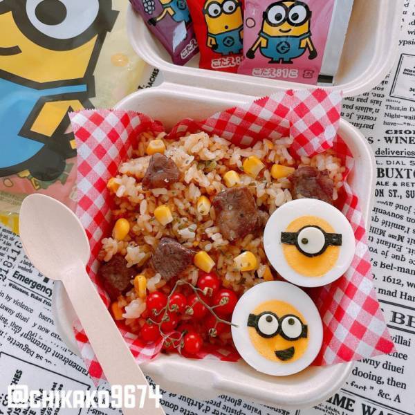 見た瞬間に大喜び！パクパク食べたくなる【ミニオン弁当】とっておき手作り6選