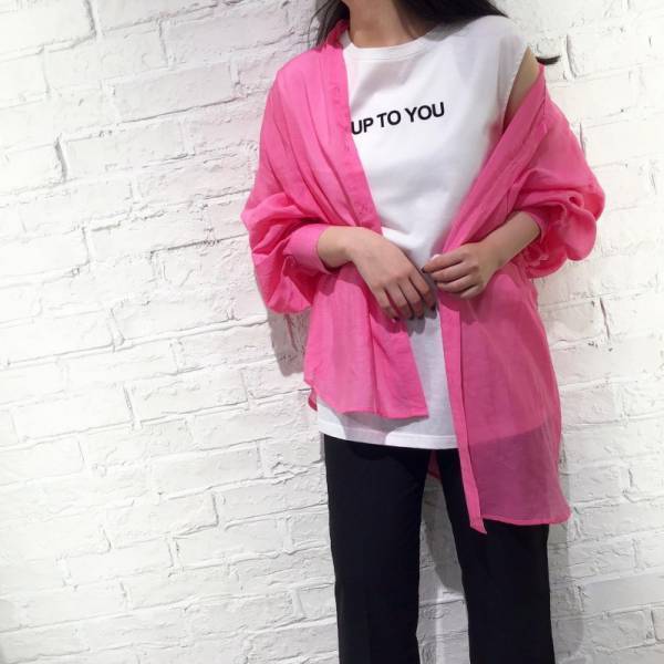 透け感がダントツ女っぽ！【カラーシアーシャツ】おすすめ6色コーデ♡