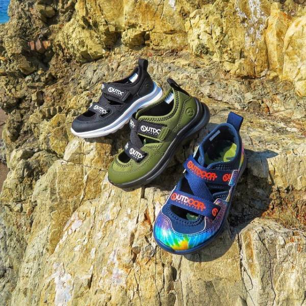 【アウトドアプロダクツ】高機能キッズシューズはサイズ充実で夏レジャーに大活躍！