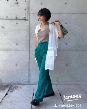 【グリーン】で映え感底上げ！周囲とのおしゃれ差は旬カラーが決め手