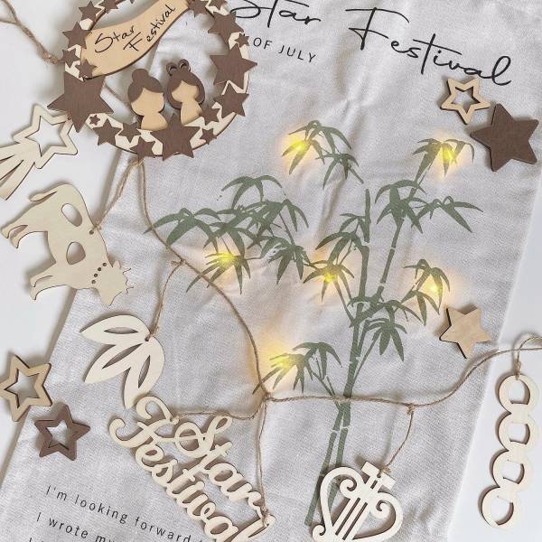 七夕飾り♪やっぱり【スリコ】は最強！どんな空間にもなじむと大好評！