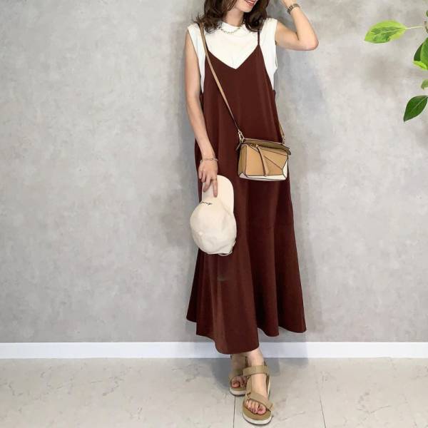 華奢見えを約束♡【GU】の女っぽキャミワンピはリピーターのイロチ買いで売れまくり！