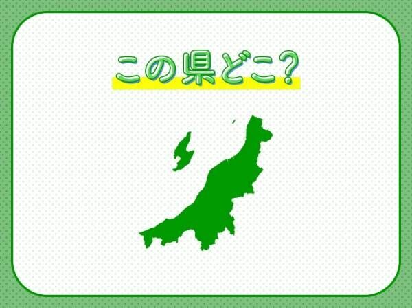 【米どころで有名！100万人以上動員の花火大会も開催】どこの県でしょう？