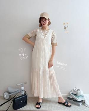 【女っぽカジュアな白ワンピ♡】インスタで見つけたおしゃれ6選