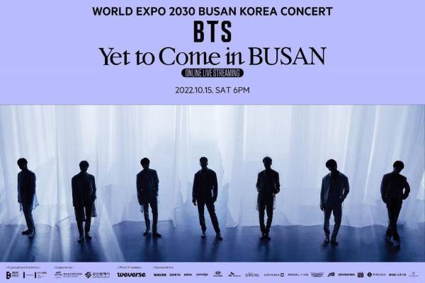 80万超の大反響！「BTS＜ Yet to Come＞ in BUSAN」が生中継決定！現地観覧は諦めていた人は必見