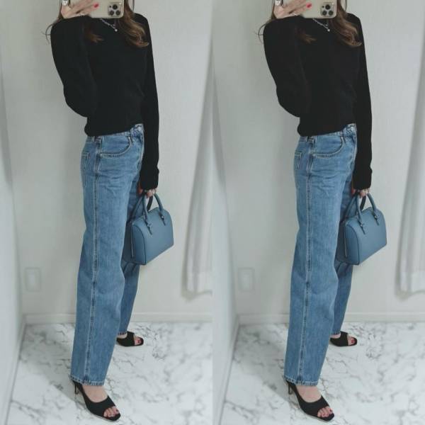 着やせ確実！【GU】指名買いセーターはコンパクトさと萌え袖が決め手です